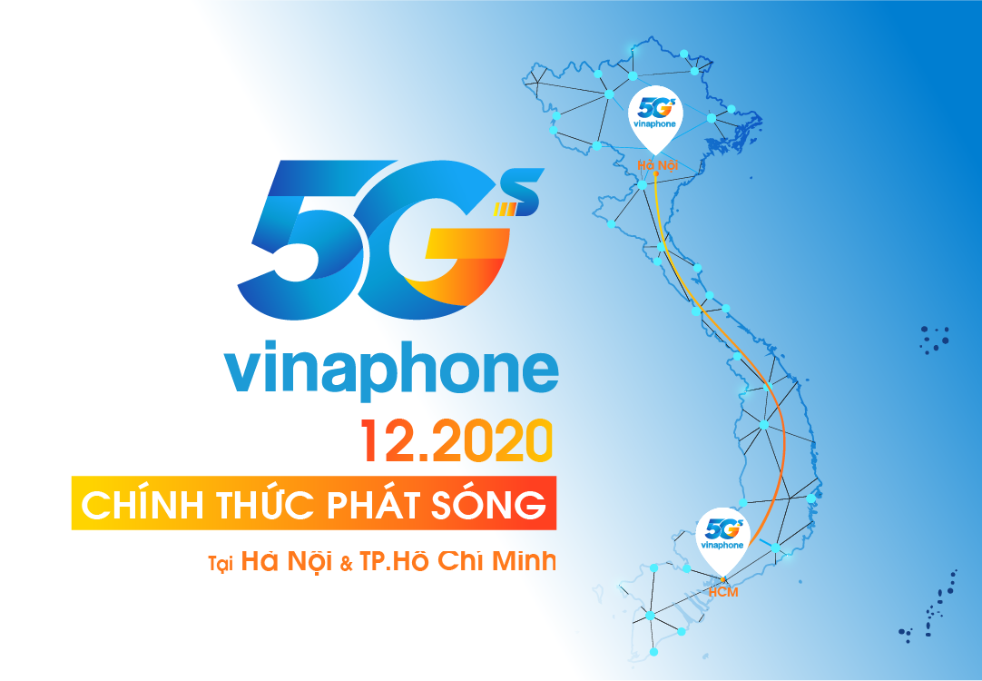 Chính thức phát sóng VinaPhone 5G tại Hà Nội và TP Hồ Chí Minh  vào tháng 12/2020